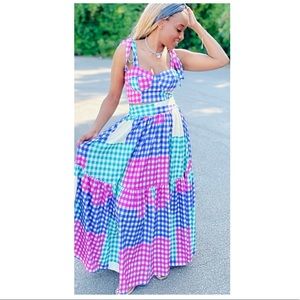 Crop top and Maxi skirt Set